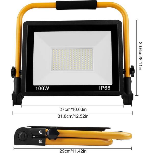 thumbnail image 2 of LUMINTURS 400W LED COB Outdoor Flood Light - IP66 Waterproof, 50,000+ Hour Life, Pure White 2 of 6