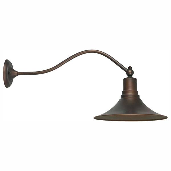 World Imports Dark Sky Kingston Antique Copper 1-Light Outdoor Lantern Sconce