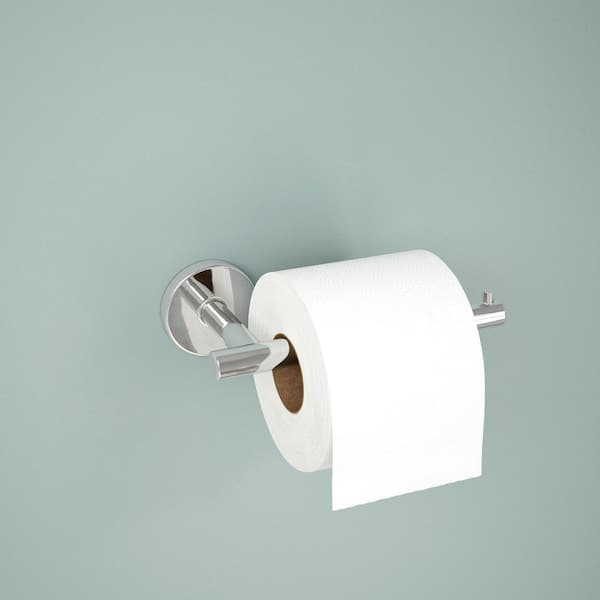 Trinsic Wall Mount Single Post Toilet Paper Holder Bath Hardware Accessory in Polished Chrome