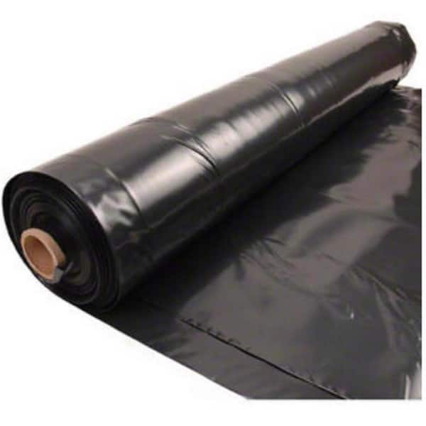 12 ft. x 100 ft. x 4 mil Black Plastic Sheeting