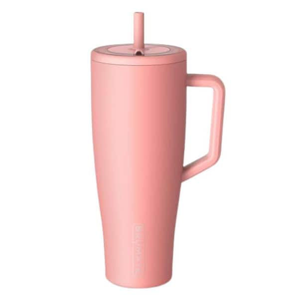 40 oz. Tumbler Stainless Steel with Handle and Straw, 100% Leakproof Insulated Water Bottle