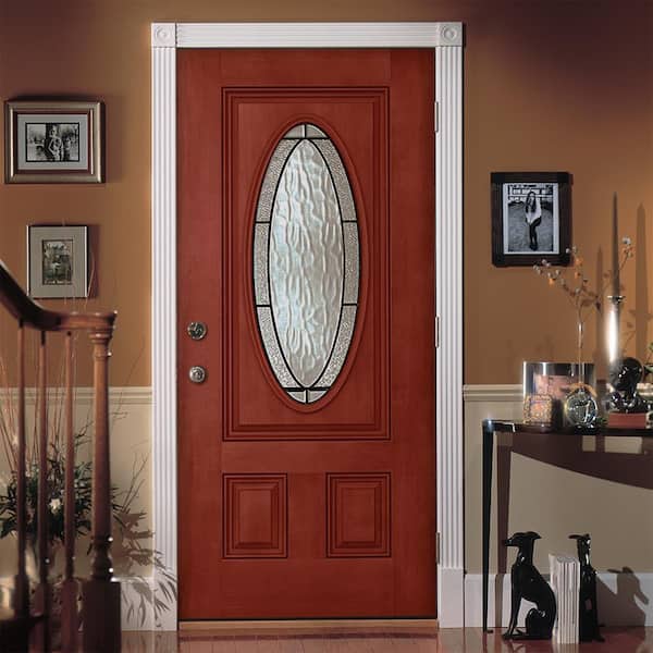 Home depot front doors with oval glass