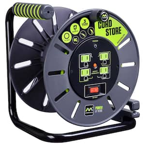 3 ft. 14/3 Extension Reel with 4-Outlets