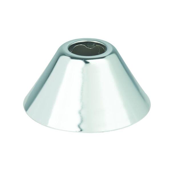 BrassCraft 3/8 in. IPS (11/16 in. O.D.) Bell Escutcheon in Chrome (2-Pack)