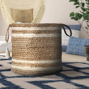 Amara Natural Jute Decorative Storage Basket