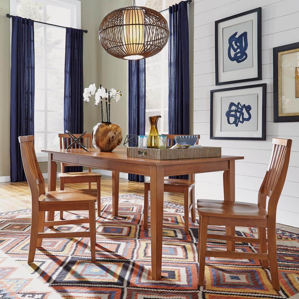 Cottage Oak Extendable Dining Table with Natural Finish