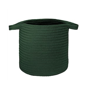 16 in. x 16 in. x 20 in. Hunter Green Addison Braided Laundry Basket