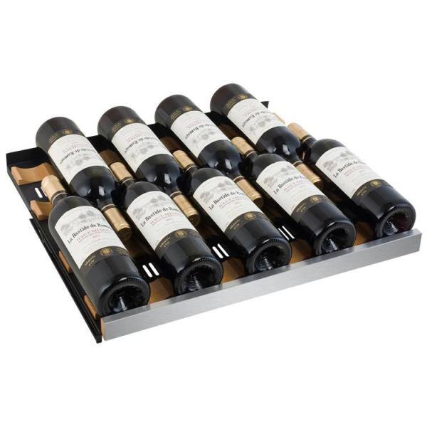 Allavino Stainless Steel Dual Zone 56 Bottle Wine Refrigerator