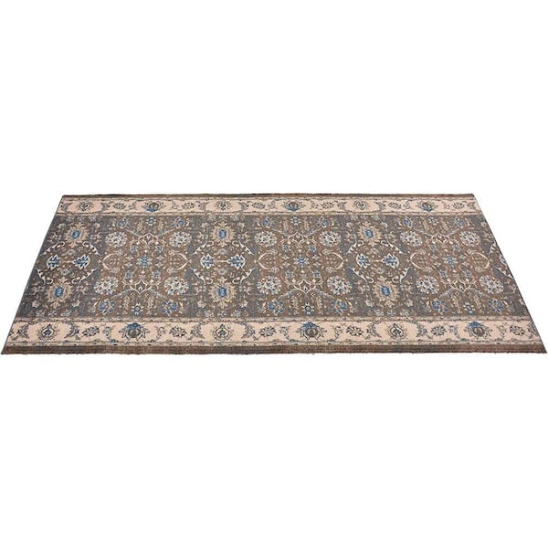 Antique Collection Series Vintage Persian Mahal Gray 32 in. x 2 ft. Your Choice Length Stair Runner