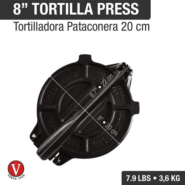 Victoria 8'' Tortilla Press - Elmendorf Baking Supplies