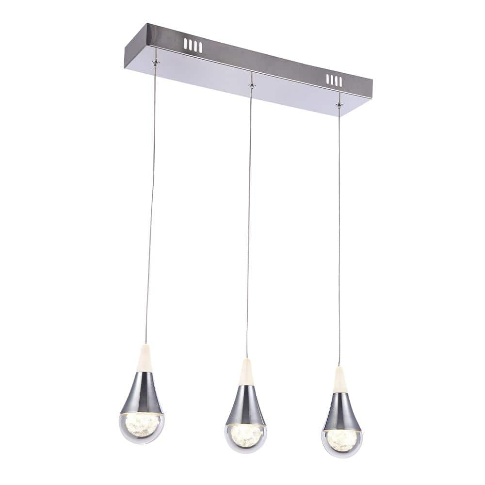 Aidan 3-Light Chrome Chandelier