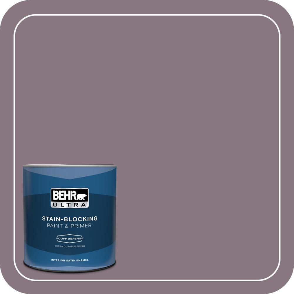 1 qt. #ECC-18-3 Blooming Wisteria Extra Durable Satin Enamel Interior Paint & Primer price history on PriceWatchPro