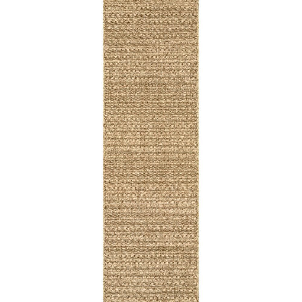 Lomira Gold 2 ft. x 7 ft. Striped Washable Easy Jute Indoor Area Rug price history on PriceWatchPro