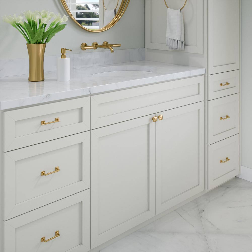 Boise Satin Brass 3-1/2" Center to Center Bar Pull