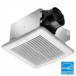 GreenBuilder Series 80 CFM Wall or Ceiling Bathroom Exhaust Fan, Energy Star