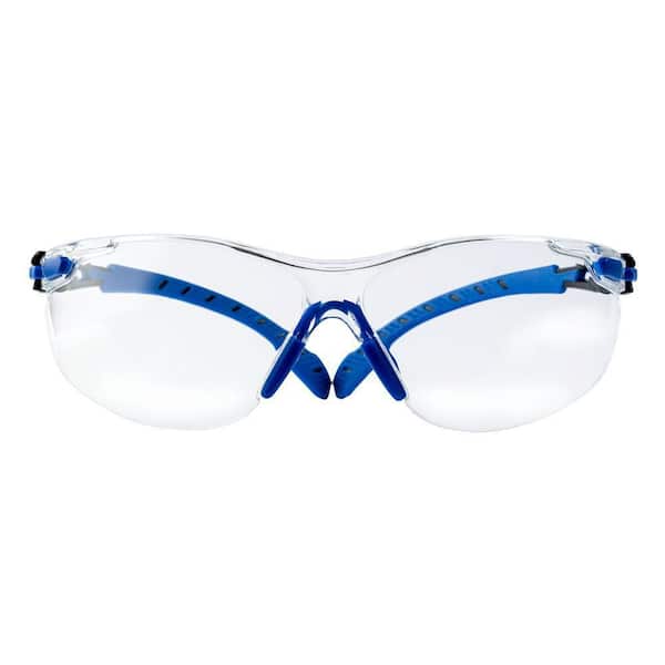 Scotchgard Protector Black/Blue Anti-Fog Eyewear with Gray Lens