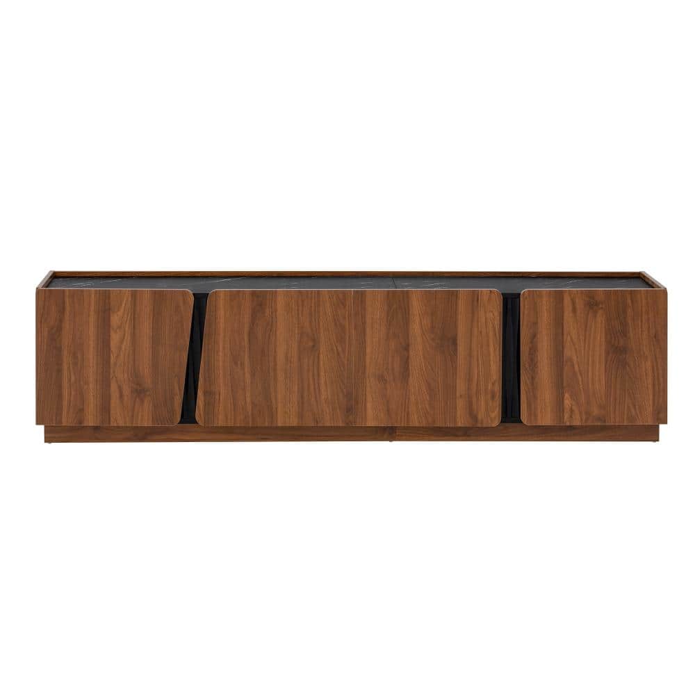 U-Can Modern Storage Cabinet 74.8 in. Tiger Particle Board+MDF with Marble Top Assembled durable construction price history on PriceWatchPro