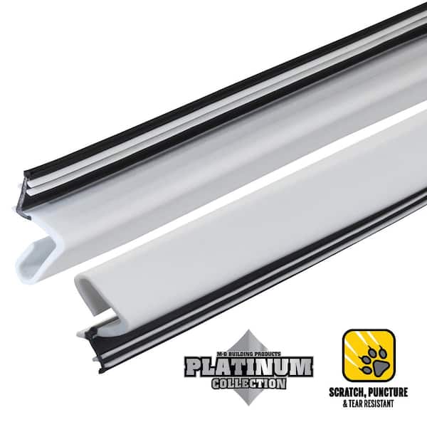 M-D Building Products 84 in. Platinum White Collection Door Weatherstrip  Replacement 91890 - The Home Depot