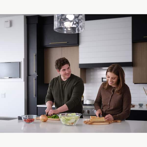 PLACE - Kitchen-Smart Natural Gas, Smoke, and Carbon Monoxide Detector and Alarm-Hardwired with Battery Backup PL1K