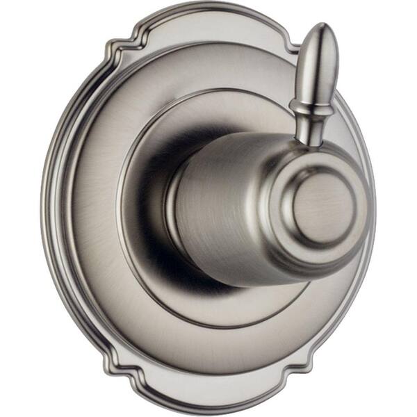 Delta Victorian 1-Handle Wall-Mount 6-Setting Diverter Valve Trim Kit in Stainless (Valve Not Included)