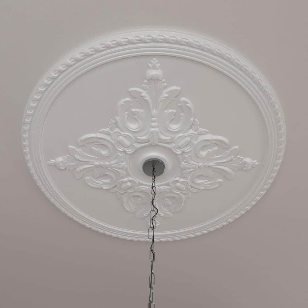 Pearl 26.25" Primed Urethane Ceiling Medallion