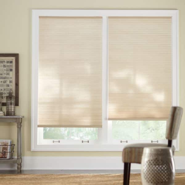 Home Decorators Collection Sahara Cordless Light Filtering Cellular Shades for Windows - 63.375 in W x 48 in L (Actual Size 63.125 in W x 48 in L)