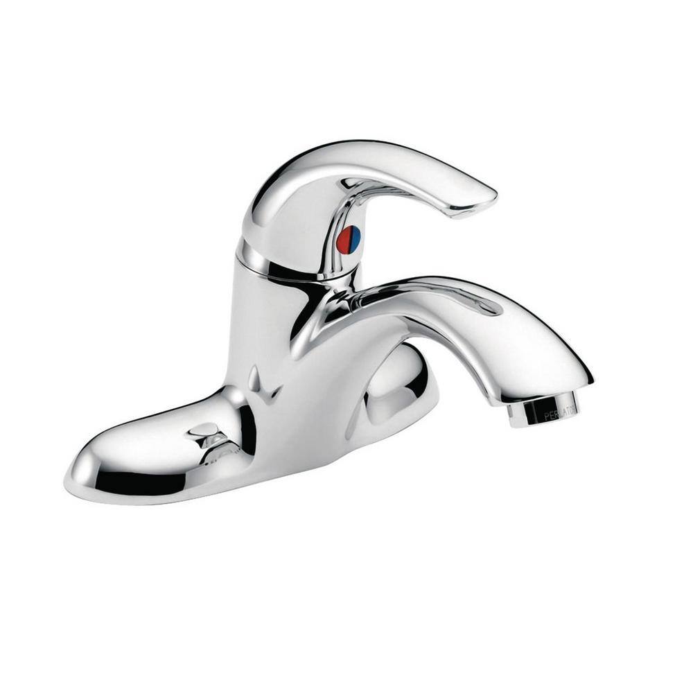 Delta Commercial 4 in. Centerset Single-Handle Bathroom Faucet in Chrome, Grey -  22C051