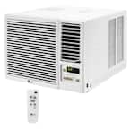 Perfect Aire 12 000 Btu Window Air Conditioner With Electric Heater In White 3pach12000 The Home Depot