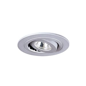 1.75 in. Aperture White Recessed Low-Voltage Gimbal Trim for 4 in. Recessed Housing