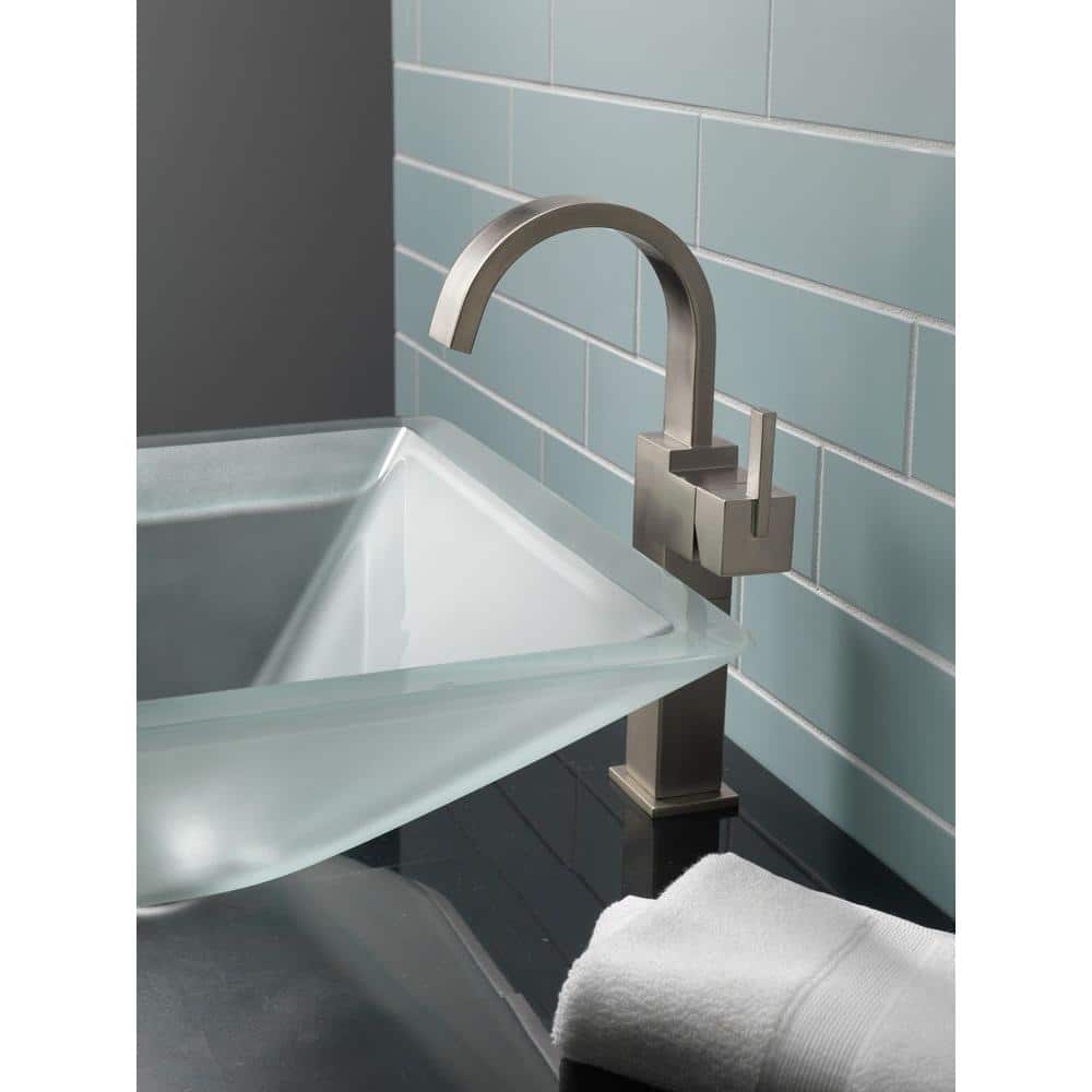 Stainless Steel Single Hole Vessel Bathroom Faucet