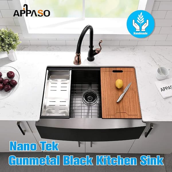 APPASO 3.5 inches Kitchen Sink Drain Strainer SUS 304 Brushed