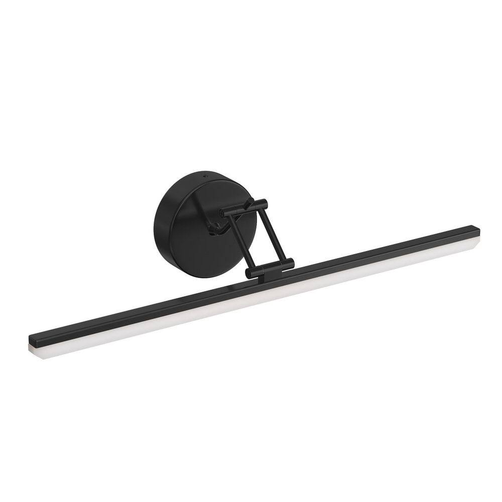 22.9 in Black Metal LED Vanity Wall Light with Stretchable Rectangular Design, 5CCT Dimmable for Bedroom price history on PriceWatchPro