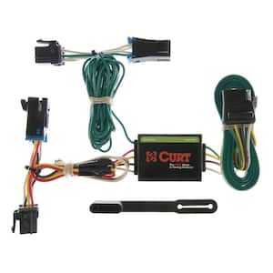 Custom Vehicle-Trailer Wiring Harness, 4-Way Flat, Select Chevrolet Express, GMC Savana 1500, 2500, 3500, T-Connector
