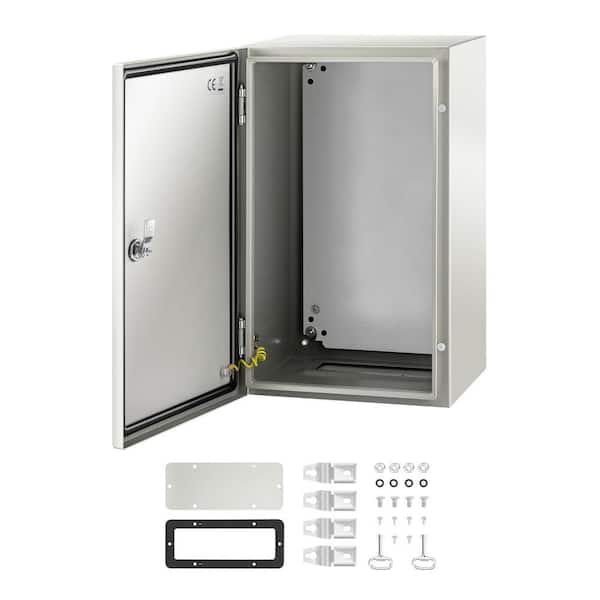 NEMA Steel Enclosure, 20 x 12 x 10 in. NEMA 4X Steel Electrical Box, IP66 Waterproof+Dustproof, Electrical Junction Box