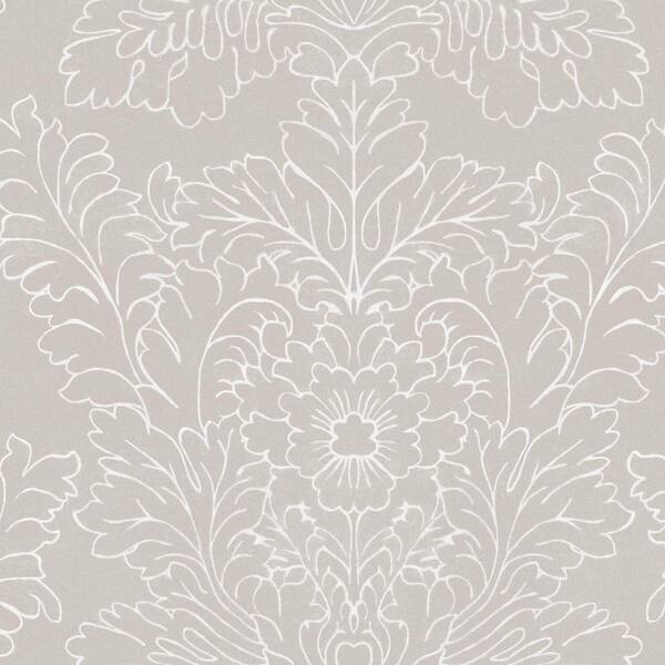 Laura Ashley Silchester Dove Grey Removable Wallpaper Sample