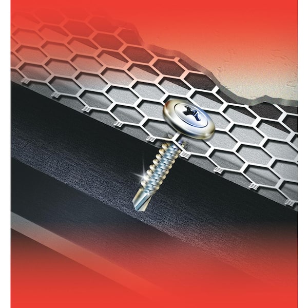 Everbilt #8 x 1-1/2 in. Phillips Drive Truss Head Lath Self Piercing Sheet Metal Screw 1 lb.-Box