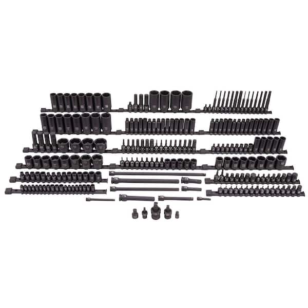 SUNEX TOOLS 222 Piece Mixed Dr Master Impact Socket Set 10222
