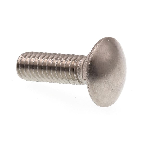 5/16 in.-18 x 1 in. Grade 18-8 Stainless Steel Carriage Bolts (15-Pack)