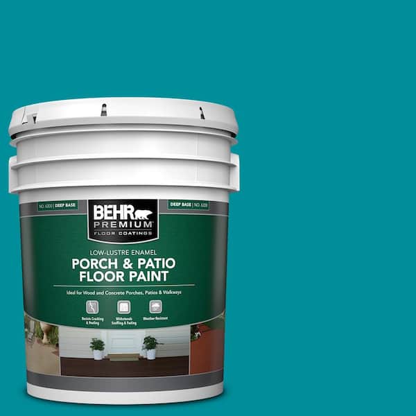 5 gal. #P470-6 Bella Vista Low-Lustre Enamel Interior/Exterior Porch and Patio Floor Paint