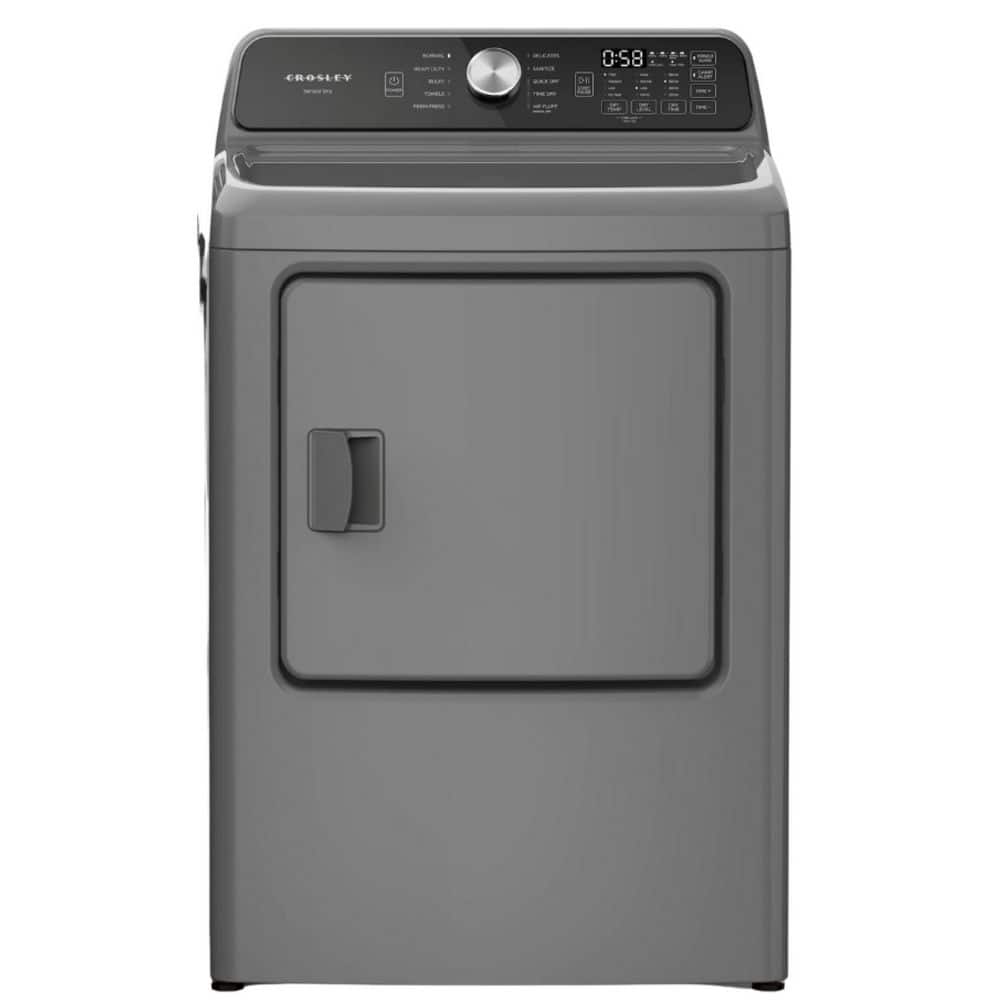 7.0 cu. ft. Vented Front Load Electric Dryer in Harbor Mist with Moisture Sensor and Wrinkle Prevent Technology