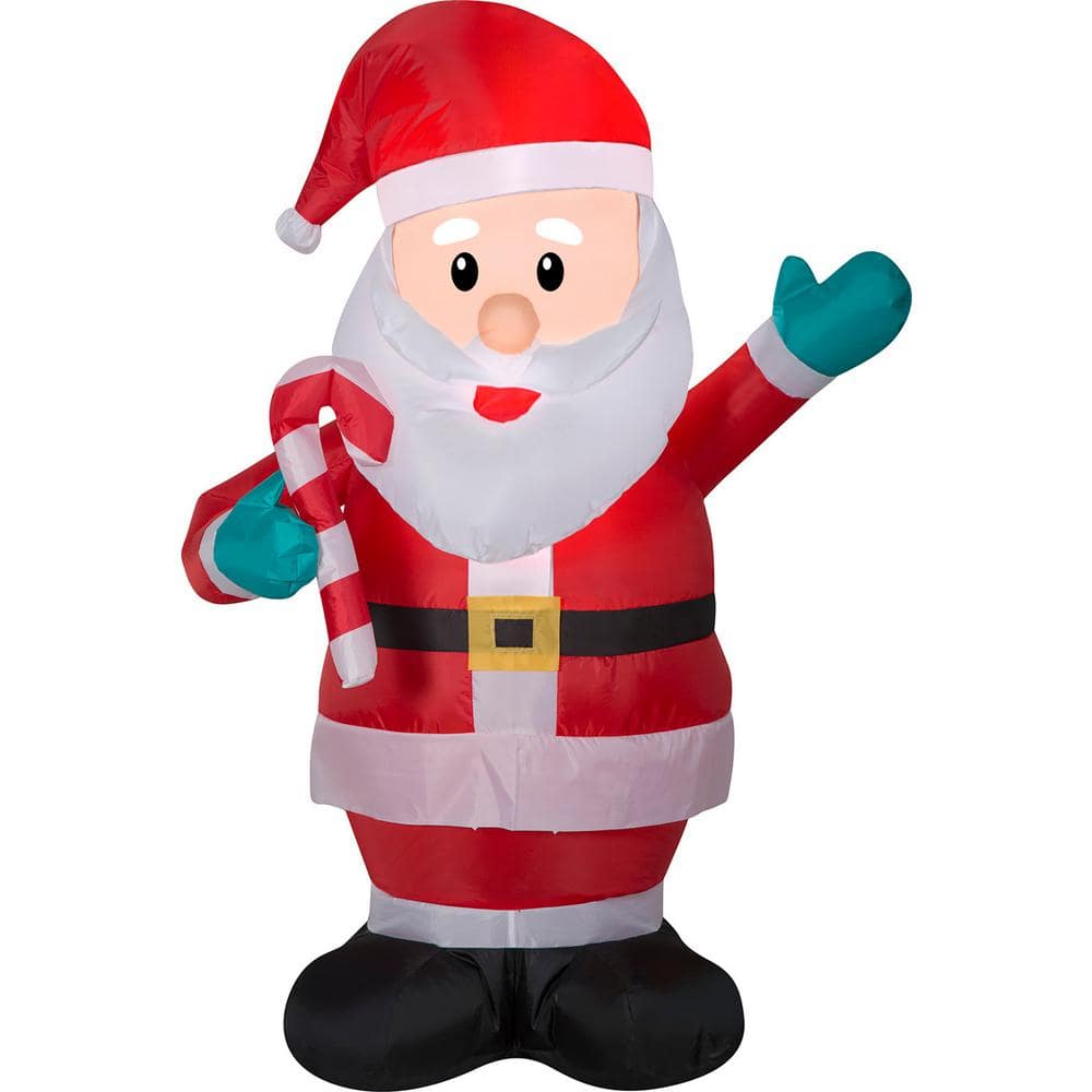 3.5 ft. Tall Animated Waving Santa with Candy Candy 113383X - The Home ...