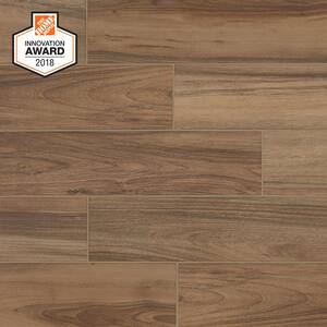 Toffee Wood 6 in. x 24 in. Glazed Porcelain Floor and Wall Tile (14.55 sq. ft. / case)