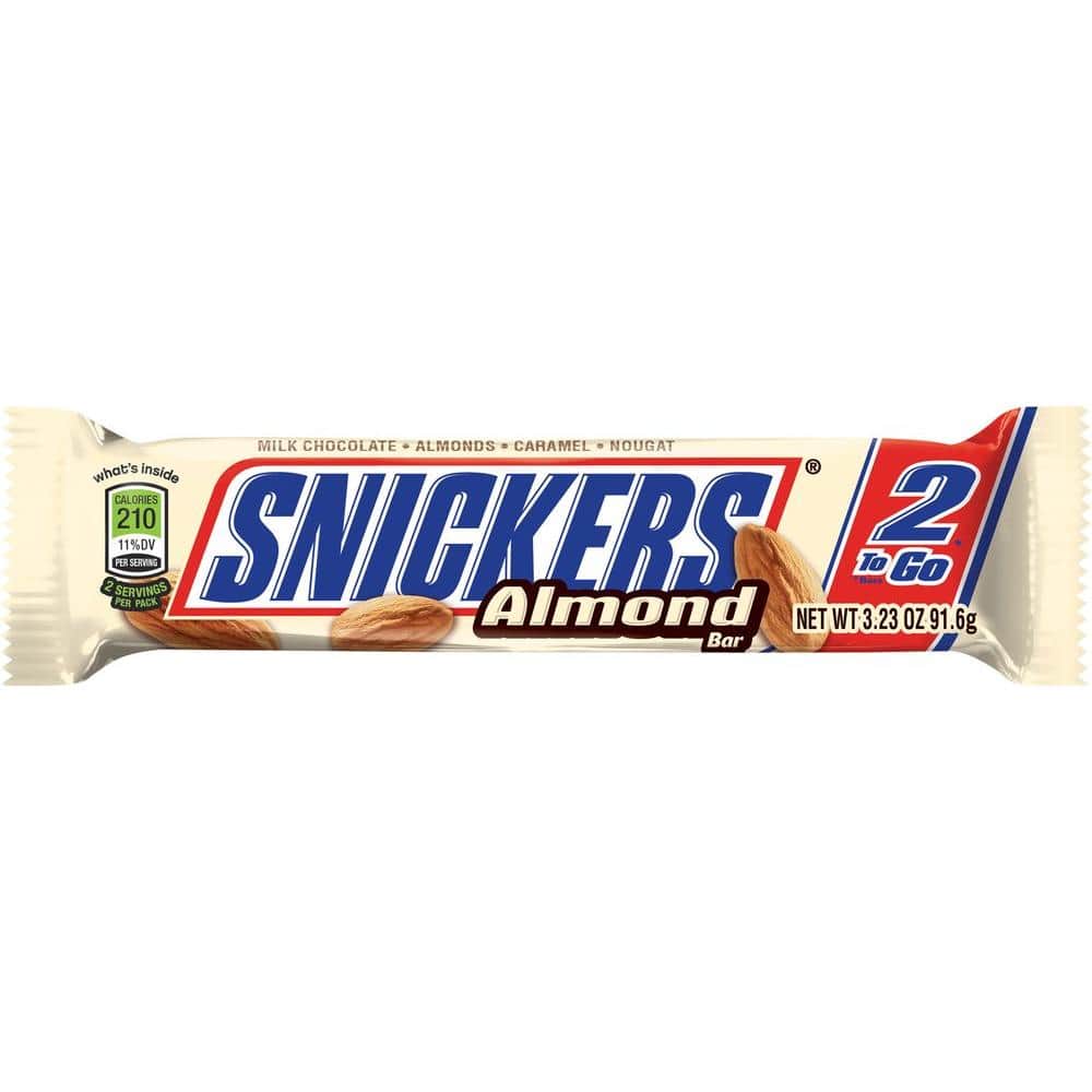 Snickers 3.62 oz. King Size Candy Bar Almond 32247 - The Home Depot