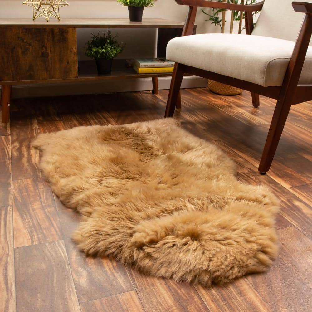 ロンハーマン　Ron Herman　Mouton Rug light brown ロンハーマン Ron Herman Mouton Rug light brown