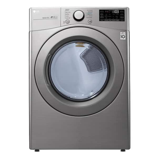 LG 7.4 cu. ft. Graphite Steel Ultra Large Smart Electric Dryer with Sensor Dry, Reversible Door, and Wi-Fi, ENERGY STAR