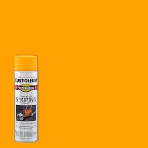 18 oz. Flat Yellow Inverted Striping Spray Paint