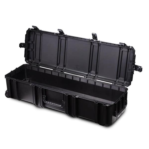 SE1660 Empty Hard Shell Protective Case Black made of Polypropylene. Safety twist lock latches.