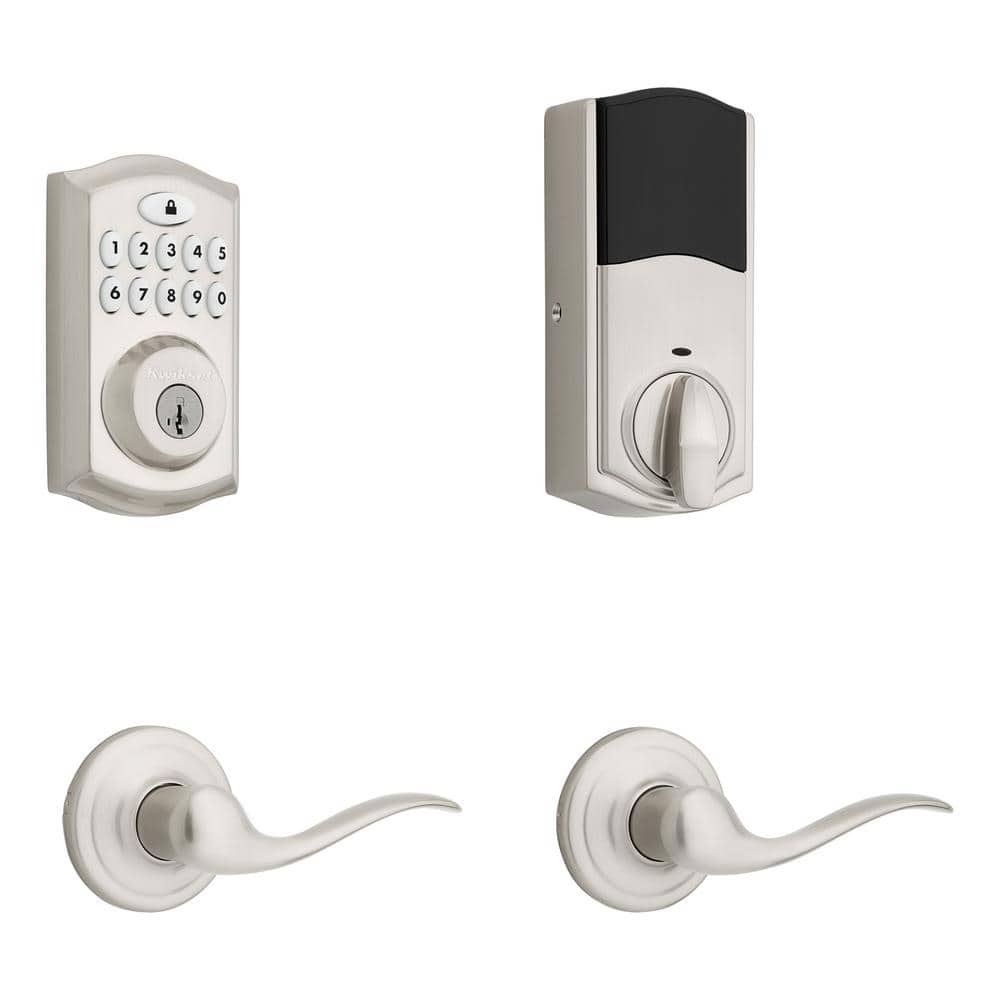 Kwikset SmartCode 913 Satin Nickel Single Cylinder Electronic Deadbolt Featuring SmartKey Security and Tustin Passage Lever 913TNL720-15SMT Kwikset SmartCode 913 Satin Nickel Single Cylinder Electronic Deadbolt Featuring SmartKey Security and Tustin Passage Lever 913TNL720-15SMT Sansujyuku sansujyuku.com