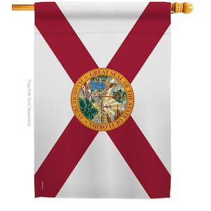2.5 ft. x 4 ft. Polyester Florida States 2-Sided House Flag Regional Decorative Horizontal Flags