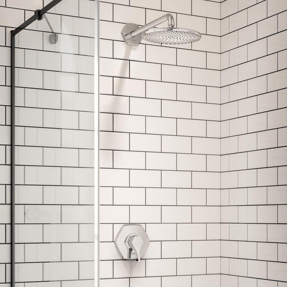 Locarno Chrome 9.5" Wall Mounted Rain Shower Head